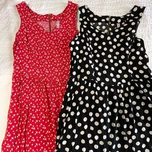Lot of 2 Target Xhilaration lightweight summer dresses